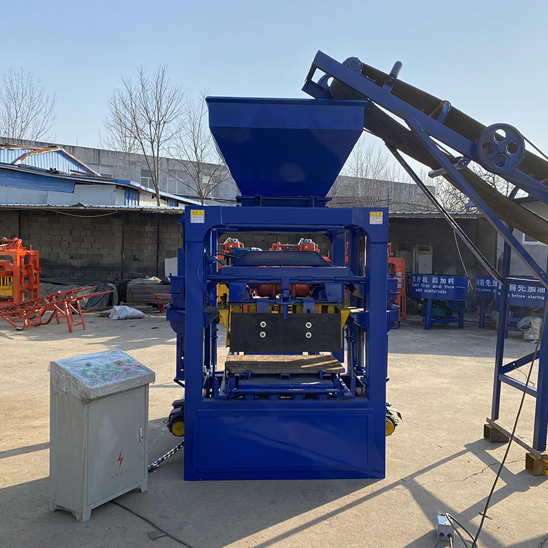 QT4-26 Semi-Automatic Block Machine - Efficient Brick Making Solution