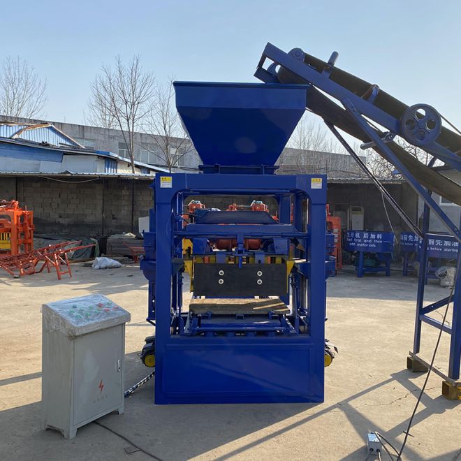 QT4-26&nbsp;Semi&nbsp;Automatic Solution for Concrete Block Production