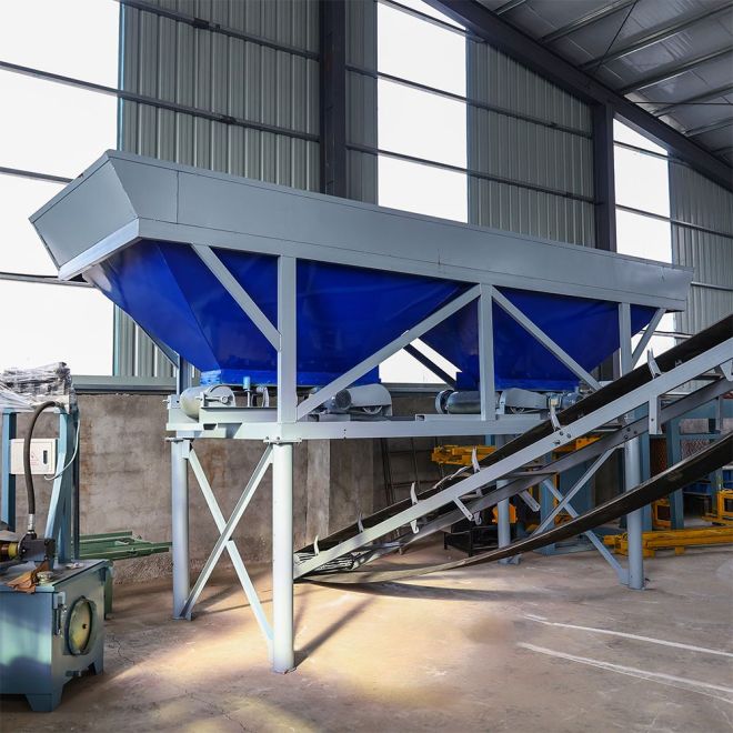 What equipment is used to make concrete blocks?