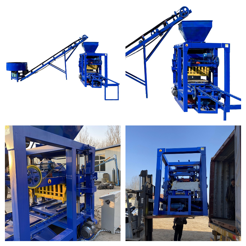 QT4-26 Semi-Automatic Block Machine - Efficient Brick Making Solution