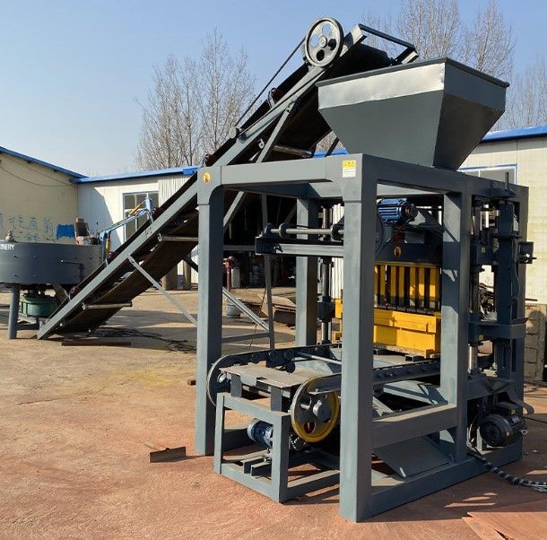 Multi-functional Semi-Automatic concrete block laying machine: efficient and accurate