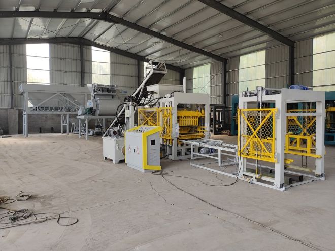 Local Cement Block Manufacturer Invests in New Hydraulic Paver Block Machine