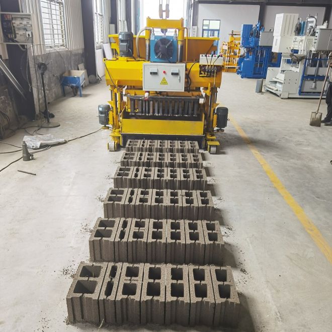 How do you manufacture concrete blocks?