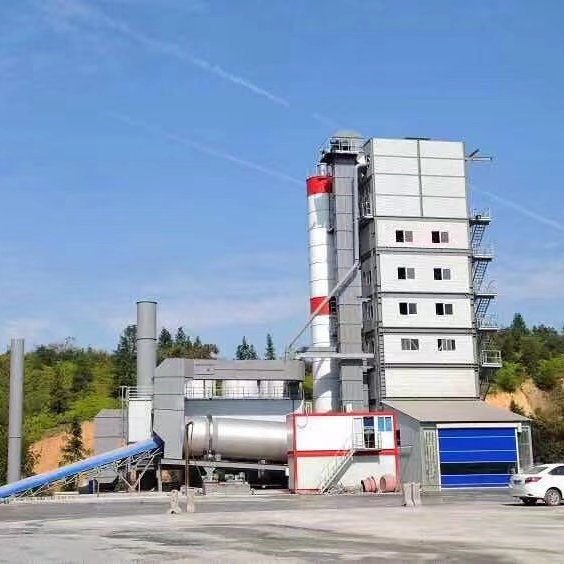 LB1000 80ton asphalt batch mix plant bitumen plant